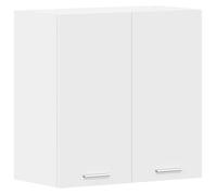vidaXL Armoire murale Lyon, 60x31x60 cm, Bois reconstitué, Blanc, Meuble suspendu, Rangement salle de bain & cuisine 801268