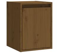 Vidaxl Armoire Murale Marron Miel 30x30x40 Cm Bois De Pin Massif Marron