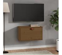 vidaXL Armoire murale Marron miel 60x30x35 cm Bois de pin massif 818353