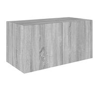 vidaXL Armoire Murale Meuble de Rangement Armoire Suspendue Meuble de Salle de Séjour Intérieur Sonoma Gris 80x39x40 cm Bois d'Ingénierie