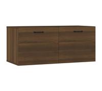 vidaXL Armoire Murale, Meuble de Rangement Suspendu, Organisateur de Salon Salle de Séjour Maison, Moderne, Chêne Marron Bois d'Ingénierie