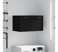 Vidaxl Armoire Murale Noir 60x36,5x35 Cm Bois D'ingénierie Multicolore