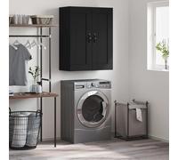 Vidaxl Armoire Murale Noir 69,5x34x90 Cm Bois D'ingénierie Multicolore