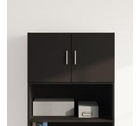 Armoire murale noir 70x42,5x40 cm bois d'ingénierie 846118