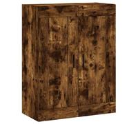 Wandkast 69,5x34x90 cm bewerkt hout gerookt eikenkleurig830401