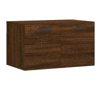 vidaXL Armoire Murale, Placard Suspendu avec Rangement, Meuble Flottant de Salle de Séjour, Moderne, Chêne Marron Bois d'Ingénierie