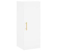 vidaXL Armoire murale – Placard suspendu moderne, meuble flottant, blanc, bois d'ingénierie