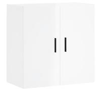 Vidaxl Armoire Murale Blanc Brillant 60x31x60 Cm Bois D'ingénierie Blanc