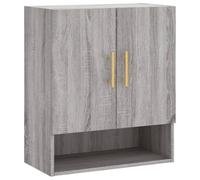 vidaXL Armoire murale – Placard suspendu moderne avec rangement – Sonoma gris bois d'ingénierie