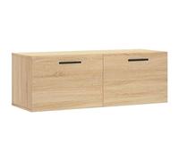 vidaXL Armoire Murale, Placard Suspendu avec Rangement, Meuble Flottant de Salon Salle de Séjour Intérieur, Moderne, Chêne Sonoma Bois d'Ingénierie