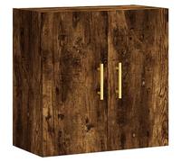 vidaXL Armoire Murale, Placard Suspendu avec Rangement, Meuble Flottant de Salon Salle de Séjour Intérieur, Moderne, Chêne Fumé Bois d'Ingénierie