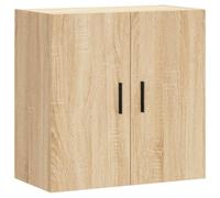 vidaXL Armoire Murale, Placard Suspendu avec Rangement, Meuble Flottant de Salon Salle de Séjour Intérieur, Moderne, Chêne Sonoma Bois d'Ingénierie