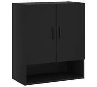 vidaXL Armoire murale noir 60x31x70 cm bois d'ingénierie 829925