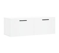 vidaXL Armoire Murale, Placard Suspendu avec Rangement, Meuble Flottant de Salon Salle de Séjour Intérieur, Moderne, Blanc Bois d'Ingénierie