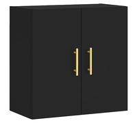 Armoire murale noir 60x31x60 cm bois d ingénierie