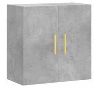 Vidaxl Armoire Murale Gris Béton 60x31x60 Cm Bois D'ingénierie Gris