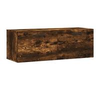 vidaXL Armoire murale Chêne fumé 100x36,5x35 cm Bois d'ingénierie 830161