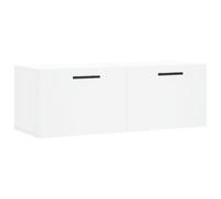 vidaXL Armoire murale suspendue 100x36,5x35 cm Blanc bois d'ingénierie