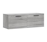 Vidaxl Armoire Murale Sonoma Gris 100x36,5x35 Cm Bois D'ingénierie Gris