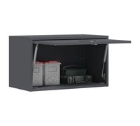 vidaXL Armoire Murale pour Garage Anthracite 60 x 33 x 35 cm, Salon, unités de Rangement Modernes, Meuble Mural, Cabinet Pratique, Gain de Place, Organisation à la Maison