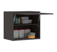 vidaXL Armoire murale pour garage Noire 60 x 40 x 53 cm