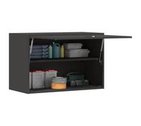 vidaXL Armoire murale pour garage Noir 80 x 40 x 53 cm