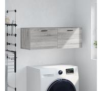 Vidaxl Armoire Murale Sonoma Gris 100x36,5x35 Cm Bois D'ingénierie Gris