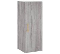 vidaXL Armoire Murale Sonoma Gris 34,5x34x90 cm