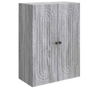 vidaXL Armoire Murale Sonoma gris 66 x 34 5 x 90 cm Bois d'ingénierie 898061