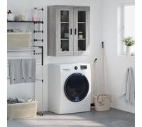 vidaXL Armoire murale sonoma gris 69,5x34x90 cm