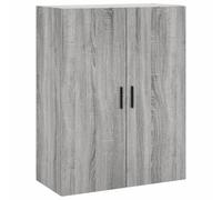vidaXL Armoire murale Placard suspendu meuble flottant avec rangement Moderne Sonoma gris