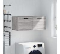 vidaXL Armoire murale sonoma gris 80x36,5x35 cm bois d'ingénierie 830082