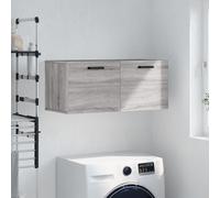 Vidaxl Armoire Murale Sonoma Gris 80x36,5x35 Cm Bois D'ingénierie Gris