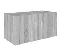 Vidaxl Armoire Murale Sonoma Gris 80x39x40 Cm Bois D'ingénierie Marron