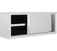 vidaXL Armoire de cuisine avec portes coulissantes 120x40x50 cm Inox