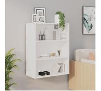 vidaXL Armoire murale suspendue Blanc 69,5x32,5x90 cm 812312