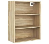 vidaXL Armoire murale suspendue Chêne Sonoma 69,5x32,5x90 cm Multicolore