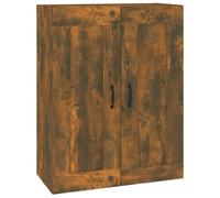 Armoire Murale Suspendue Noir 69,5x32,5x90 cm Étagère Flottante Salon vidaXL