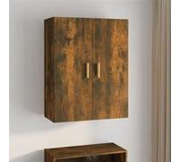 Vidaxl Armoire Murale Suspendue Chêne Fumé 69,5x34x90 Cm Multicolore
