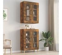 vidaXL Armoire murale suspendue Chêne fumé 69,5x34x90 cm817387 chêne G