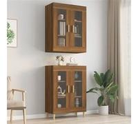 vidaXL Armoire murale suspendue Chêne marron 69,5x34x90 cm817389 Marron G
