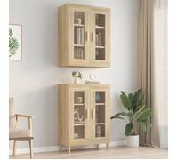 vidaXL Armoire murale suspendue Chêne sonoma 69,5x34x90 cm 812279
