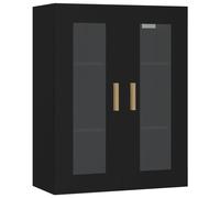 vidaXL Armoire murale suspendue Noir 69,5x34x90 cm 812277