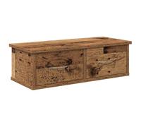 vidaXL Armoire Murale Vieux Bois 60x26x18,5 cm Bois d'ingénierie, Armoire Murale TV, unité TV Murale, unité TV Flottante, unité Murale