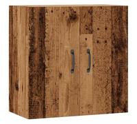 vidaXL Armoire Murale Vieux Bois 60x31x60 cm Bois d'ingénierie, Armoire Flottante, Armoire Murale, Armoire à CD, Armoire de Rangement, vitrine