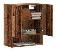 vidaXL Armoire murale vieux bois 60x31x70 cm bois d'ingénierie, armoire, armoire suspendue, armoire latérale, armoire de 857296