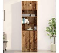 vidaXL Armoire murale vieux bois 70 x 42,5 x 40 cm Bois composite