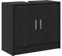 vidaXL Armoire pour lavabo avec rangement Chêne noir 63 x 29 x 55 cm