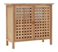 vidaXL Armoire pour lavabo Bois de noyer massif 66x29x61 cm