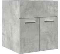 vidaXL Armoire pour lavabo gris béton 41x38,5x46 cm Bois composite
